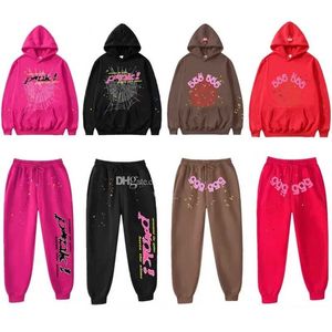 Trapstar Track Suits Designer Mens 555 SP5DER MAN Młody Thug 555555 Dwuczęściowy z damską bluzą pająk Queen_Wardrobe