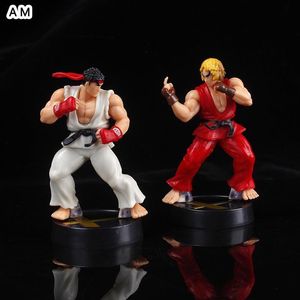 عمل Action Toy Figures Anime Fighter Fighting Game Figure Ken Masters Hoshi Ryu PVC Kawaii Toys Dolls Decor Decor Decor