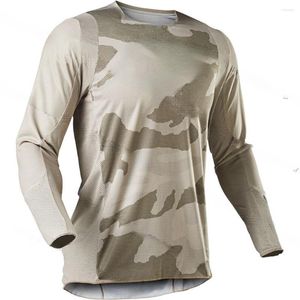 Racingjackor 2023 Downhill Jerseys Cup Mountain Bike MTB Skjortor Offroad DH Camouflage Motorcykeltröja Motocross Sportkläder kläder