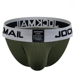 Underpants JOCKMAIL Brand Selling A Drop Men's Underwear Sexy Male Thong Jockstraps Youth Casual Sports Boxer Briefs