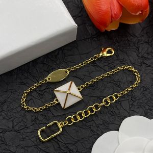 Luxury Brand Bracelet Ladies Retro Personalized Copper Chunky Chain 18K Gold Plated Bangle Trendy Vintage Copper Pie Hand Accessories