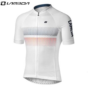 Camas de ciclismo Tops Lameda Pro Cycling Jersey Summer MTB Roupas de bicicleta respirável Camisa de bicicleta curta Menina Mulheres esportes de roupas Wear Jersey 230820