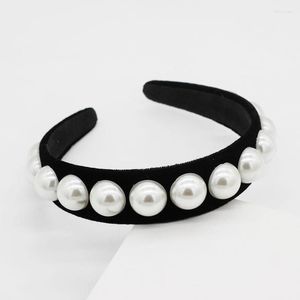 Hair Clips Versão coreana da bandeira casual da moda simples Big Round Pearl Personalidade com Travel Street S 961