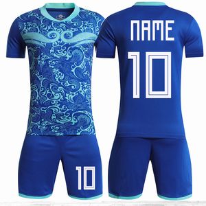 Utomhus Tshirts Custom Men Footbalsoccer Jerseys Set Kit Childs Football Uniforms Adult Soccer Shirts Kläder Kid Sports Suit YL9205 230821