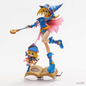 Action Toy Figures Yugioh Dark Magician Girl with Mini Figure Model Collection Gift Decoration Figurine R230821