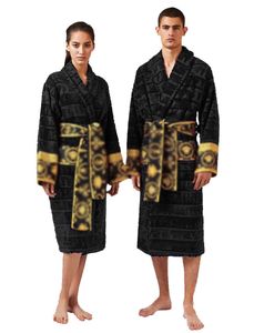 Mens Luxury classic cotton bathrobe men and women brand sleepwear kimono warm bath robes home wear unisex bathrobes High Top AAAA Quality RCJT001