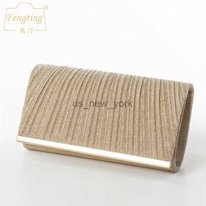 Abendtaschen stöbern Frauen klassische Goldpailletten -Stofftuchhülle Clutches kleine Abendbeutel Party Handtasche Geldbeutel Kettenwechselbeutel B489 HKD230821