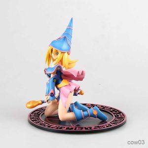 Действия игрушек фигуры 20 см 1/7 Duel Dark Magic Girl Anime Action Figure Toy Game Статуя коллекция модель кукла подарок R230821