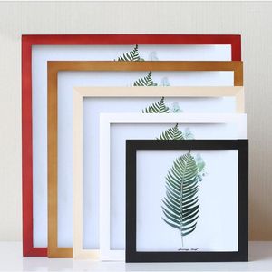 Frames Po Frame Painting Wall For Poster Art 12 Inch 30X30cm Colorful Christmas Birthday Gift Solid Wood