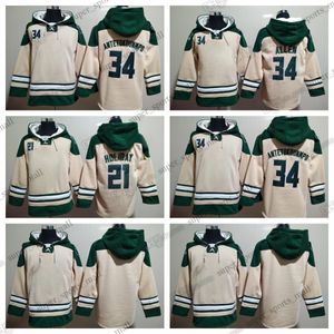 DIY Adam Yeni Hoodies Ray Allen Tatil Giannis Antetokounmpo Sweatshirt Basketbol UNISEX LOVER Pamuk Polar Sıradan Hoodie Pullovers Tops 2023 2024