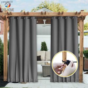 TERANTE RYB CASA CAPERNA OUTDOOR DRAPE DRAPE BLACKOUT BLOCCO DI BLOCCO DI BLOCCO RESISTENTE CON TAB DI STAND E RURME RURME PER PERCHIO PATIO PERCHIO HKD230821