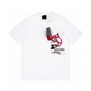 Summer Mens T Shirts Męski designerski designerski T Shirt Casual Men and T-Shirt Plaid Printed Tshirts Sprzedawanie wysokiej klasy mężczyzn Hip-Hop Clothing Rozmiar M-4XL.PDD0413