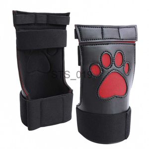 Other Health Beauty Items Pu Leather Sex Handcuffs Puppy Role Play Dog Gloves Wrist Cuffs Paw Padded Fist Mitts BDSM Bondage Fetish Accessories x0821 x0821