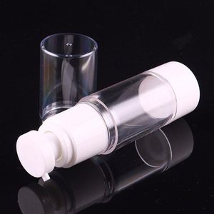15 ml 30 ml mini Airless Bottle Vacuum Pump Lotion Cream Cosmetic Container 50 ml Travel Liquid Makeup Bottles Packaging 100st/Lot XVFCO