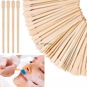 Makeup Szczotki 200/400pcs Brow Szybki woskowe małe twarz woski spatulas aplikator drewniany sztyfty drewniane sztyfty jednorazowe usuwanie do włosów narzędzie do urody nos nos hkd230821