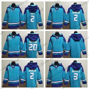 DIY Larry Ball Johnson Chris Paul Hayward Blue Basketball Hoodie Spring And Autumn Thin Hooded Sweater Mens Loose Student Winter Plush White Custom Men Youth Women