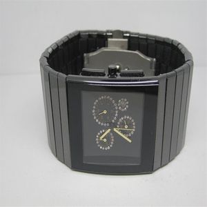 Nowy mody Man Watch Quartz Stopwatch Chronograph Watch For Man Brance Watch Black Ceramic RD05-23281