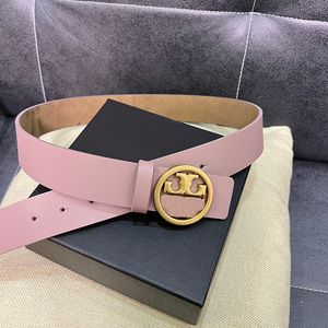 High Quality Belt Women Genuine Leather Golden Bronze Buckle Designer Cowhide Belts Men 5 Colors Carry CHD2308211 Capsboys