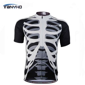 Cycling Shirts Tops Outdoor Sports Short Sleeve Tanhyo Cycling Jersey Bicicleta Jacket Bicycle Bike Skeleton Short Sleeve TANY-110 230821