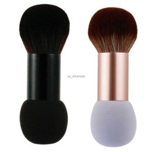 Makeup Brushes 1pc Fashion Double-Ends Makeup Brush Soft Sponge Foundation Blender Handle Puff Smooth Concealer Borste Makeup Tools HKD230821