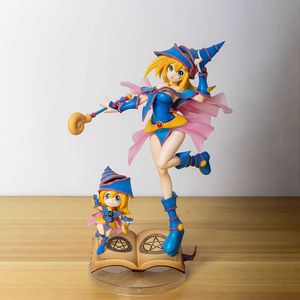 Action Toy Figures 28cm Yu-Gi-Oh! Dark Magician Girl Anime Monster Figure Action Figure Figur Collectible Model Doll Toys Gift