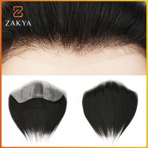 Men's Children's Wigs Front Men Toupee Man Wig Natural Hairline 100% Human Hair Frontal Male Wig Full Skin Hair Pieces Hairpiece Zakya 230822