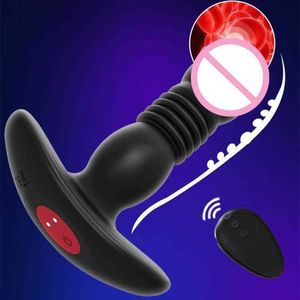 Massagegerät Cul Riesiger Analplug Wiederaufladbarer Vibrator für Mann Vigina Buttplug Erwachsene Masturbation Frauen Erreger Hobbys Dinge nackt genießen