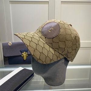 Projektant czapki baseballowej w stylu Hiphop Ball Caps luksusowy litera czapka dla mężczyzny Woman High Quality322m
