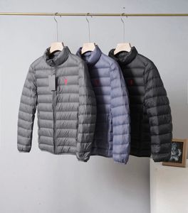 Down Parkas S Designer Jackets RL MENS 및 S OUTWEAR 조랑말 자수 윈드 방전 접착제 두꺼운 따뜻한 겨울 커플 Laures Coats 재킷 L4WY#