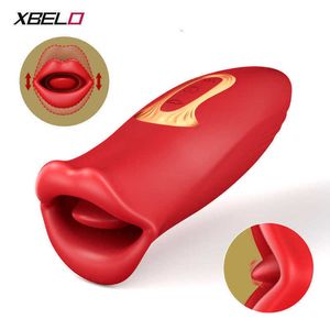 Massagegerät Klitoris Lecken Zunge Vibratoren Oral für Frauen Rose Mund Klitoris Stimulator Brustwarzen Messager Weiblicher Masturbator