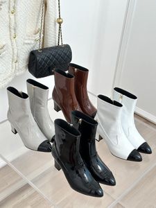 2023SS -Designer Martin Boots Knöchelstiefel echtes Ledermid Stiefel Schnürung Stiefel Stiefel Mehrere Stile zur Auswahl von Patent -Leads -Stiefeln über Knie