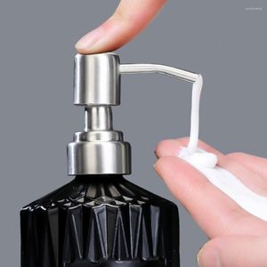 Förvaringsflaskor 450 ml förtjockad glas tvål dispenser flaska badrum schampo kropp stor kapacitet lotion hand maträtt tom