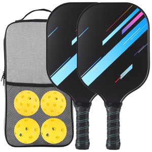 Squash Racquets Pickleball Paddles Set Carbon Fiber Surface Honeycomb Core Rackets Suitable for Beginners of All Ages 230821