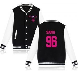 Womens Jackets TWICE Baseball Jacket FANCY Casual Fashion jacket menwomen baseball uniform 230826