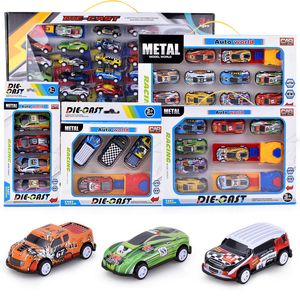 Diecast Model Childrent Tazzo giocattolo Auto tira indietro Eiezione che salta Catapult Mini Diecasting Vehicle Toys for Children's Birthday Regali 230821