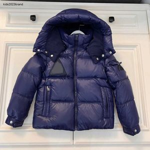 designer kids Down Jackets Arm pocket decoration Baby Winter clothing Size 100-160 CM Fashion Solid Colors hooded Outwear Aug16