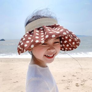 Hats Sun Hut weiblich 2023 Schutz UV Sommer Cover Face Cycling Children's Eimer