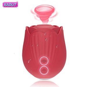 Massager Sucking Rose Vibrator for Clitoris Women Vacuum Stimulator Oral Nipple Clit Sucker Goods Female Adults