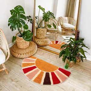 Badmatten Badezimmer Wasserabsorption und Anti -Slip -Fuß -Matte Sonnenblumenboden Boden