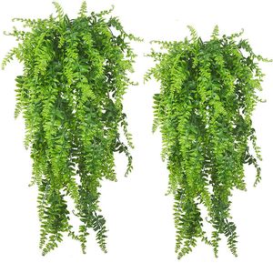 Faux Floral Greenery 90cm Artificial Plant Vine Home Decoration Hanging Plastic Leaf Grass Garland Outdoor Wedding Party Decorations Fake Rattan Ivy 230822