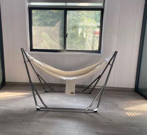 Camp Furniture Swing Chair For Balcony Suspended Folding Bracket Hammock Convenient To Carry Outdoor Garden Camping Leisure