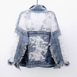 Giacche da donna Chaquetas Mujer Summer Spring Streetwear RACCIO PACKWORT Giacca di jeans sexy Donne Donne Filad Nappel Coat 230821