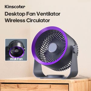 Andra hem Garden Kinscoter Multifunktionella elektriska fläktcirkulatorer Trådlöst Portable Home Tyst ventilator Desktop Wall Takfläkt Luftkylare 230821