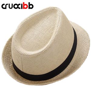 2017 Fashion Unisex Sun Hat Men Bone Lets Słomka Hat Beach UV Protection Tata Cap Chapeau Panama Women236H