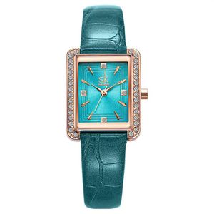 SK Brand Quartz Orologio CWP Temperamento moderno Womens orologi brillanti orologi da donna 23 mm per quadrato quadrate da polso diamantato 2664