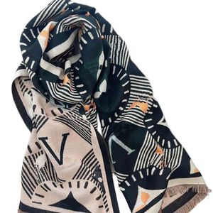 Designer Luxus Winterschal Twitters beliebtes Skischalel Stylesklassic Women Imitieren Kaschmirwolle Langes Schal -Wrap, es ist ein sehr schönes Geschenk! V-Scarf