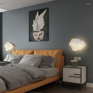 Wandlampe Kinderzimmer farbenfrohe Wolke Einfache moderne Cartoon LED für Jungen und Mädchen Nordisches Schlafzimmer Bett