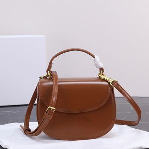 for New Bag Womens Saddle crossbody bag Shoulder Genuine leather hobo designer Luxury cleo underarm Multi-Color handbag