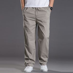 Herrbyxor grossist anpassade vårpolyester casual sportsmän förlorar rakleg khaki för 230821