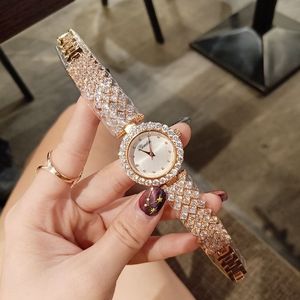 Zegarek damski zegarki Wysokiej jakości designerskie zegarki Montre zegarki luksusowy styl mody Diamond Wodoodporne luksusowe zegarki projektanty Watch Women Quartz Ruch
